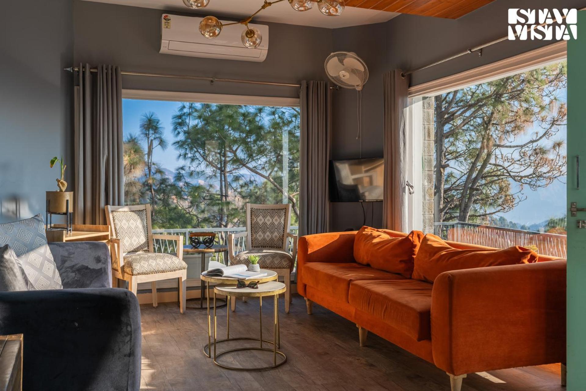 Stayvista At Serene With Outdoor Bonfire Barog 외부 사진