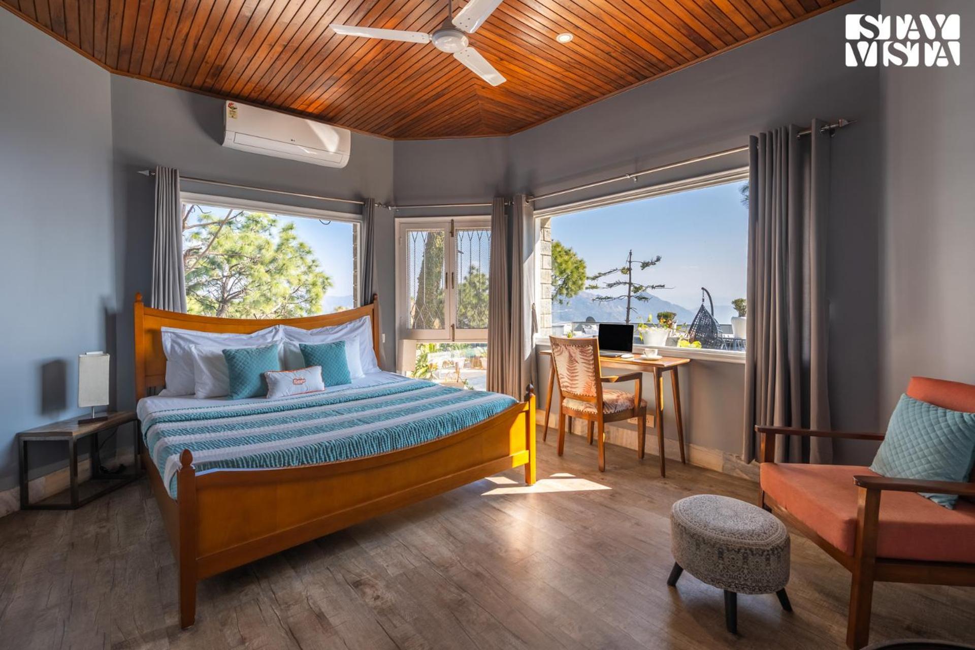Stayvista At Serene With Outdoor Bonfire Barog 외부 사진