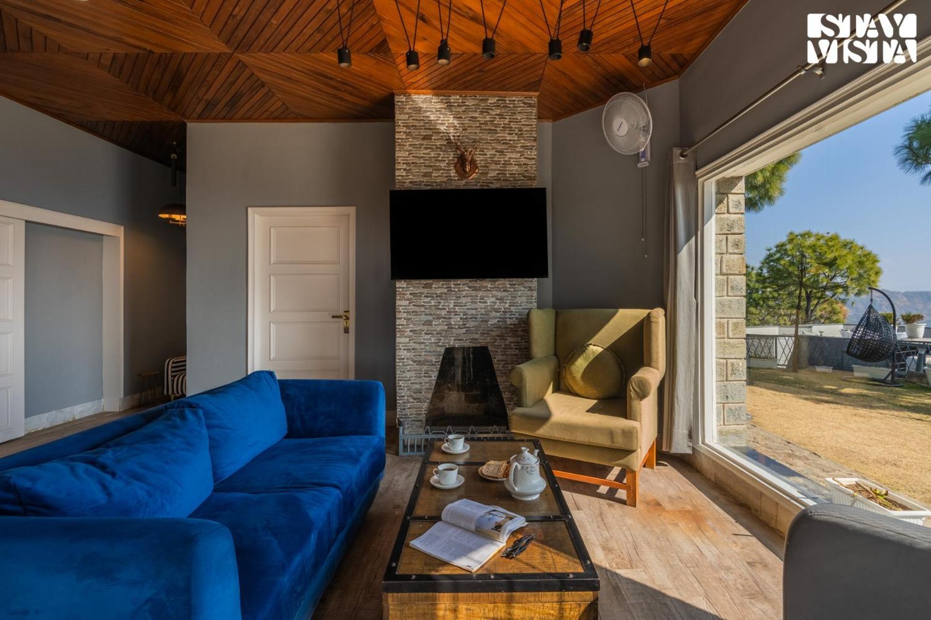 Stayvista At Serene With Outdoor Bonfire Barog 외부 사진